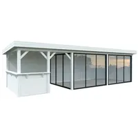 Palmako Pavillon Lenna 24,9 m2 Set 719 Slide Plus