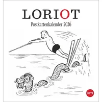 Heye Loriot Postkartenkalender 2026
