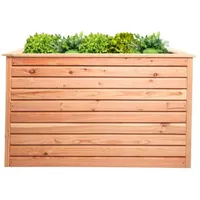 MEGA HOLZ Hochbeet Rhombus L Lärche Holz für Außen
