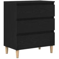 VidaXL Sideboard Schwarze Eiche 60x35x70 cm Holzwerkstoff