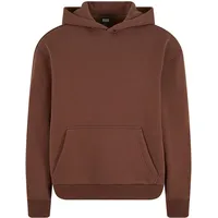 URBAN CLASSICS Fluffy Kapuzenpullover - Chocolate Brown - 4XL