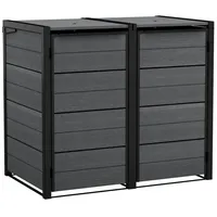 KETER Mülltonnenbox Hide Away (179 x 110 cm, Kunststoff,