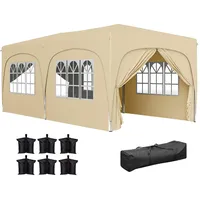 Outsunny Pavillon, - 597Lx300Wx270Hcm - Sand,