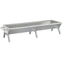 VidaXL Grill Silbern 158x42x31 cm