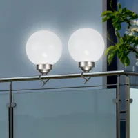 MARELIDA LED Solar Kugellampe 2in1 4 kaltweiße LED -