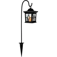 StarTrading STAR Trading LED Solar Laterne mit Kerze 3in1