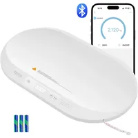 Vevor Babywaage, intelligente Bluetooth-Säuglingswaage mit Maßband, Kleinkindwaage zur Gewichts-
