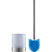 LOOMAID WC-Bürste Silikonkopf Edelstahl Blau
