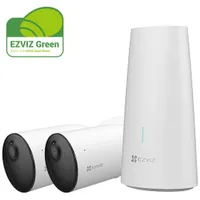 EZVIZ Akku-Überwachungskamera Kit 'HB3' Nachtsicht, Sirene 2er-Set