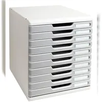 Exacompta 302041D Ablagebox mit 10 Schubladen, für Dokumente. DIN