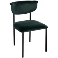 CLP Esszimmerstuhl Gambell Samt dunkelgrün
