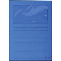 Exacompta 50102E Fenstermappen Packung, 100 Stück, mit Organisationsdruck aus