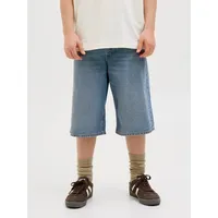 Jack & Jones Junior Jeans-Shorts in Blue Denim |