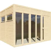 BERTILO Gartenbüro Cubus 3 Office 337 x 234 cm