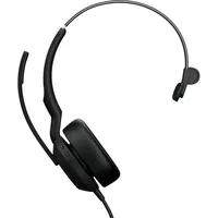 JABRA Evolve2 50 (Kabelgebunden, USB-A), Office Headset, Schwarz