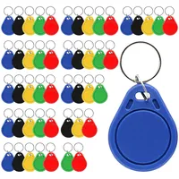 Nortek RFID-Schlüsselanhänger, T5577, Wiederbeschreibbar, 125 kHz Proximity-ID-Token-Tags, 10 Stück