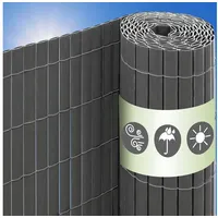 Urfence Sichtschutzmatte 100 x 600 cm grau PVC