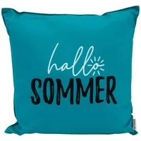 Heimtexland ® Outdoor Deko Kissen 45x45 mit Füllung Garten