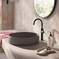 Herzbach Deep Waschtischmischer Slim L-Size Schwarz matt