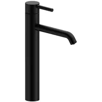 Herzbach DEEP BLACK Waschtischmischer XL-Size 18.023300.4.12 Niederdruck mit PUSH-Ablauf