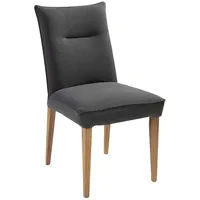 G + K Polsterstuhl DOSSO, Dunkelgrau - Braun -
