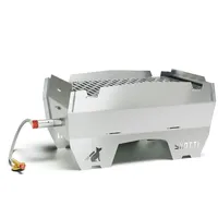 Skotti Grill Set mobiler Gasgrill mit Cap und Plancha