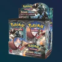 Pokémon Pokemon Sonne Mond Nacht in Flammen Display mit