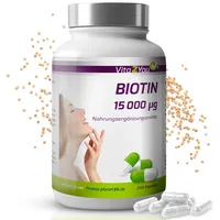 Vita2you Biotin 15.000 μg Kapseln 15.000μg (Vitamin B7) 240