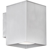 EGLO Wandlampe silber Treppenhauslampe Flurleuchte Wohnzimmerlampe Wandleuchte, Aluminium, abwärts