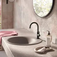 Herzbach DEEP Waschtischmischer Slim M-Size Schwarz matt