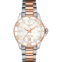 TISSOT T120.210.22.111.00 Damenuhr Seastar 1000 Roségoldfarben/Weiß