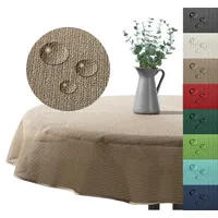 Heimtexland Outdoor Tischdecke Gartentischdecke wasserfest wetterbeständig rutschfest waschbar Outdoortischdecke