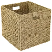 HMF Aufbewahrungskorb, Korb geflochten aus Seegras, passend für Kallax,