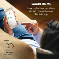 Klarstein Kraftwerk Smart 10K 10.000 BTU Anthrazit