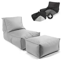 Mokebo Sitzsack Grau