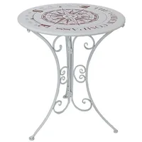 Gravidus Tisch Gartentisch Beistelltisch Kaffeetisch Metall Ø60cm