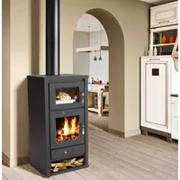 Apex Digital Kaminofen 11.3 kW Backfach + Herdplatte Kachelofen