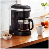 KitchenAid 5KCM1208EOB Drip-Kaffeemaschine-ONYX-SCHWARZ, Glas