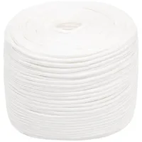 VidaXL Bootsseil Weiß 6 mm 500 m Polypropylen Seil