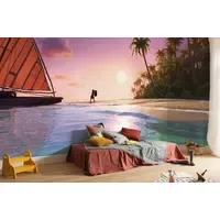 KOMAR Vlies Fototapete Disney Moana 2 Ocean Spirit Bunt