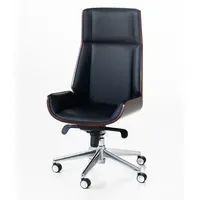 Better Home Office Chair Walnussholz Schwarz