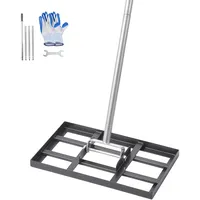Vevor Rasenrakel, Levelingrake mit 198 cm Griff, 431x254 mm