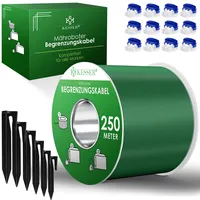 Kesser KESSER® Begrenzungskabel + Erdspieße + Kabelverbinder für Mähroboter