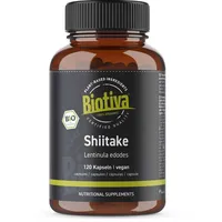 Biotiva Shiitake Kapseln Bio 60 g