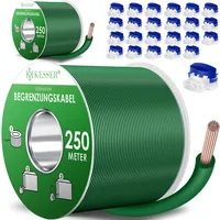 Kesser KESSER® Begrenzungskabel + Erdspieße + Kabelverbinder für Mähroboter