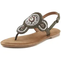 LASCANA Zehentrenner Damen olivgrün Gr.42