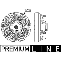 Mahle Kupplung Kühlerlüfter MAHLE CFC 249 000P