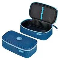 Herlitz Schlampermäppchen beatBox ABC blau/türkis, 22,5 x 7,0 cm