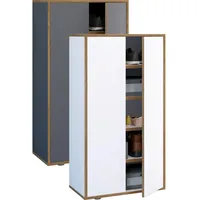 VCM XL Holz Großer Schuhschrank Schuhkommode Salia B60