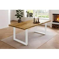 Ab:stil.art.moebel Esstisch Baumkante 260 x 77 x 100 cm